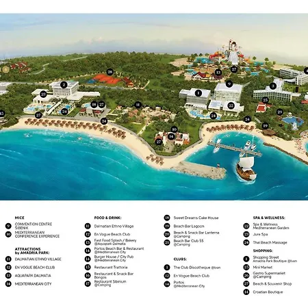 Kompleks wypoczynkowy Amadria Park Mobile Homes Szybenik